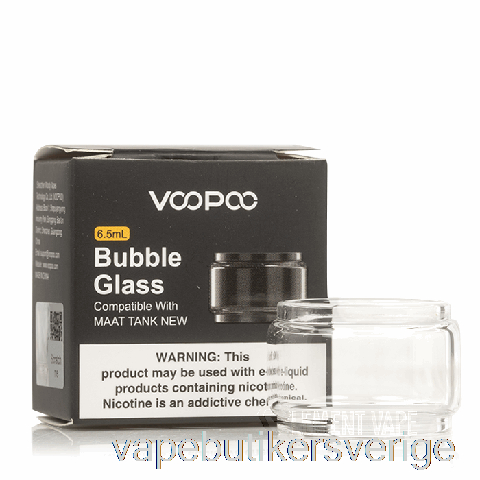 Vape Sverige Voopoo Maat Ersättningsglas 6,5ml Bubbelglas